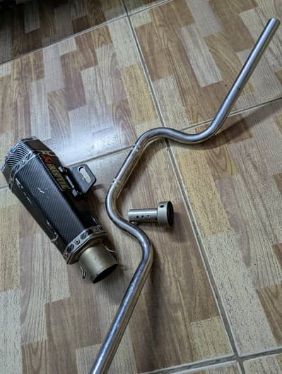 akrapovic exhaust new ybr japanese handle