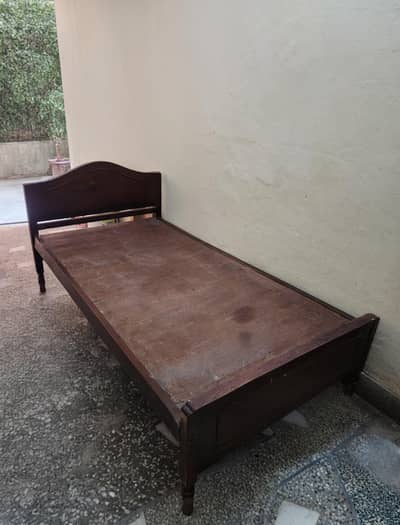 Wodden Single Bed