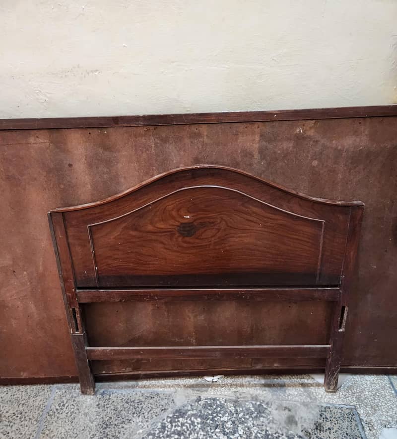 Wodden Single Bed 1