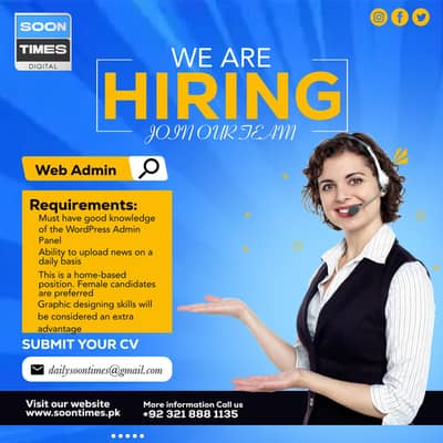 WordPress Web Admin Graphic Designer