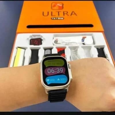 “Ultra Smartwatch – 7-in-1 Interchangeable Strap Edition” ⌚