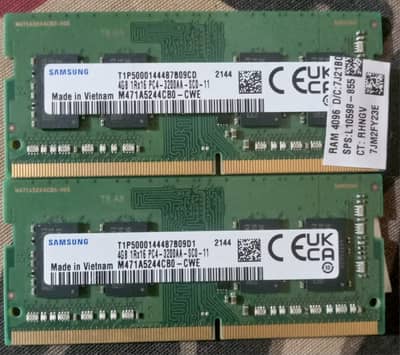 Ram: 4GB DDR-4 3200MHz