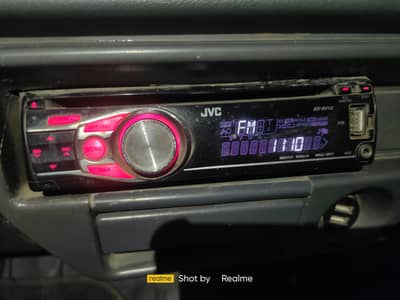 JVC. car tape and 2 speakers of pioneer with Dabba.