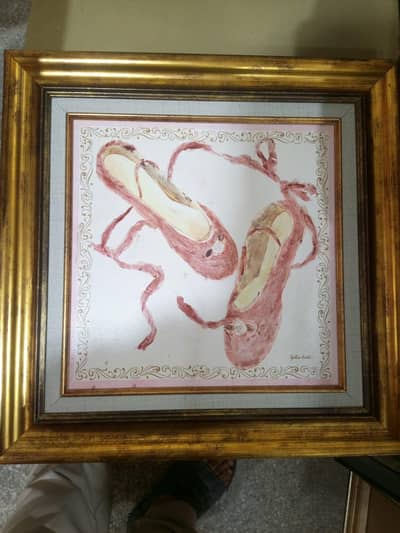 abstract art. antique piece h. artists name opr likha h