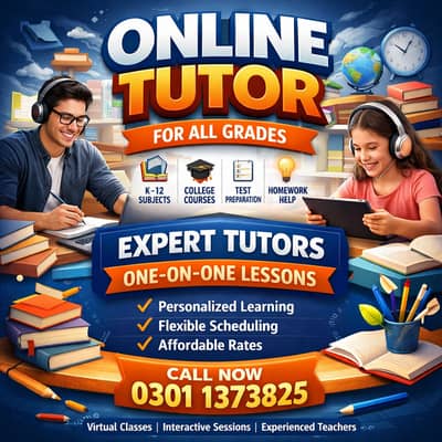 Professional Online Tutor | Learn from Home