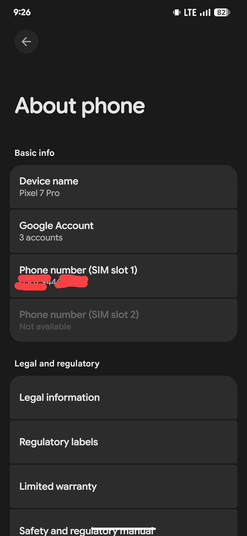 Google Pixel 7 pro 5