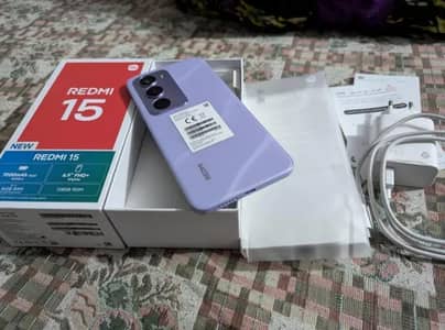 Redmi 15 only 1 month use. only exchange