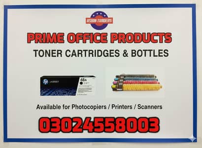 Toner Bottles for Photocopiers /Printer, Scanner Available in POP