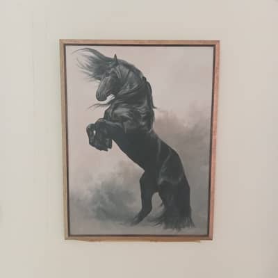 Stunning Oil Painting with Luxury Golden Frame – Large Size