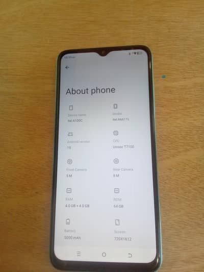 new itel fone  with box.  what's app 0326-2643414