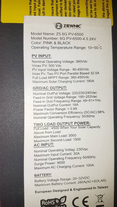 Solar max solon series 6kw invertor