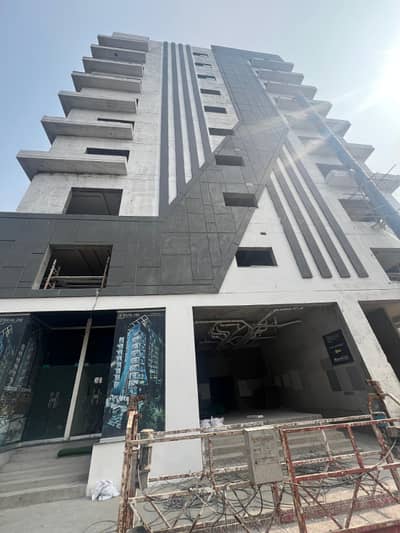 Ready Fully Furnished 1 Bedroom Apartment On Installment for Sale on Main MM Alam Road