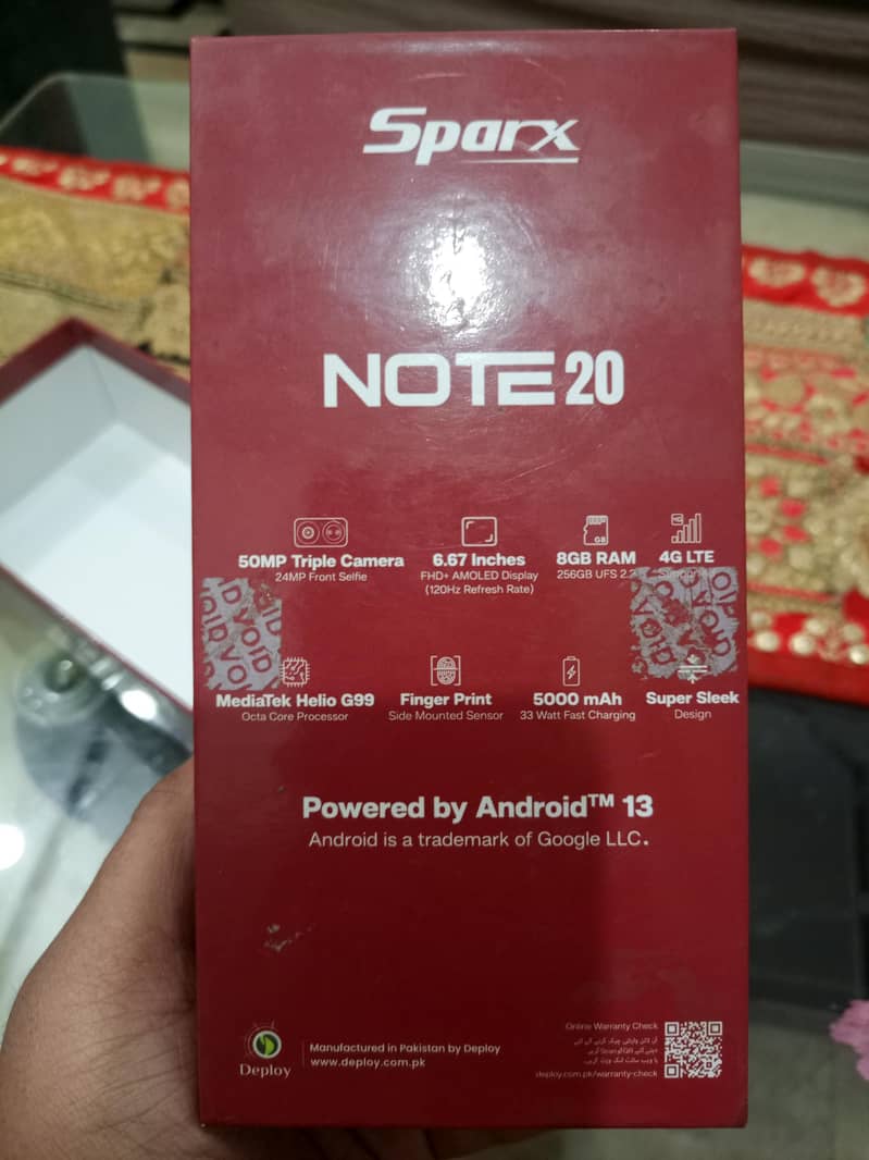 SPARK NOTE 20 0