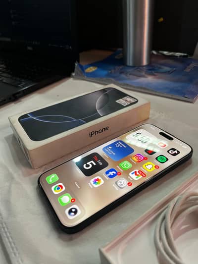 Iphone 16 pro max 256gb PTA Approved