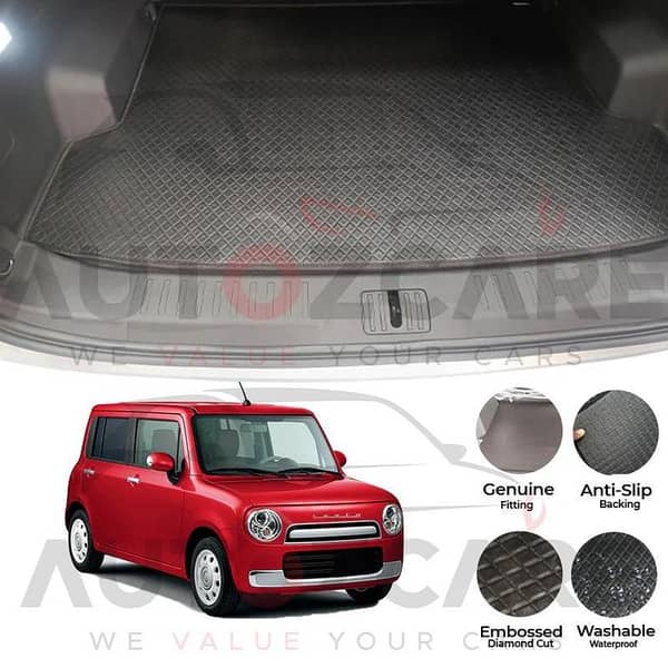 Suzuki Alto Lapin China Rexine Custom-Size Trunk Mat - Model 2015-2025
