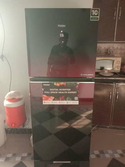 Haier Glass door Digital Fridge