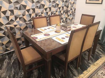 Pure wooden dining table