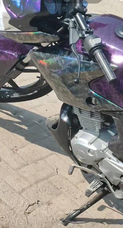 ybr all ok sc exhaust installed handle bar installed