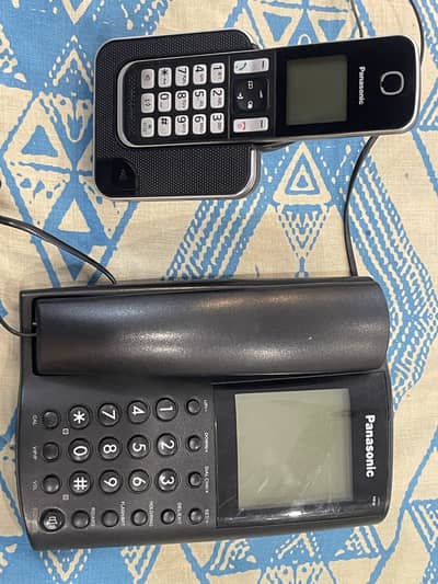 Panasonic PTCL Set and Cordless Set in brand new condition for sale
