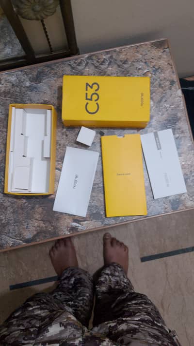 Realme C53 6-6/128 official pta aprov with box