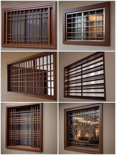 Window Grids / Grilles ,Window Dividers ,Security Grills Bars