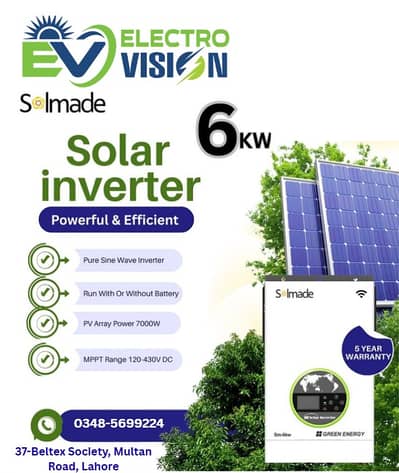 6kw solmade Solar & Hybrid Inverters | Growatt | Inverex | Huawei