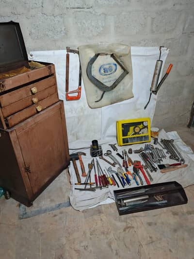 Complete Mechanical Workshop Tools Set – Excellent Condition