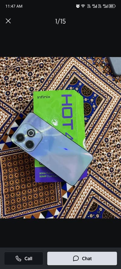 Infinix Hot 40i 8/128 WITH BOX ONLY