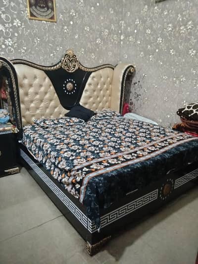 bad andrsg or bed and dressing two side table or couch