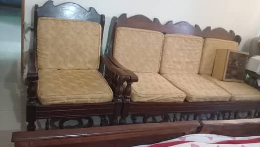 full solid wood and antique sofa set