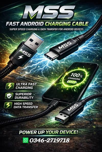 Android Phones Fast Charging Cables