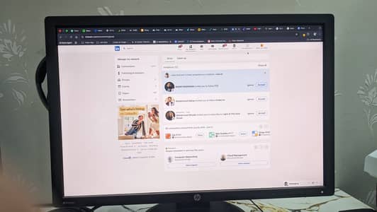 HP 24 Inches 60 Hertz LED Monitor