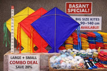 Colorful Festival Flags & Steel Poles for Roof & Outdoor Decor