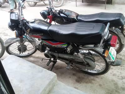 CD 70 2018 MODLE TOTAL ORIGNAL JUST SILENCER CHANGE HONA HA