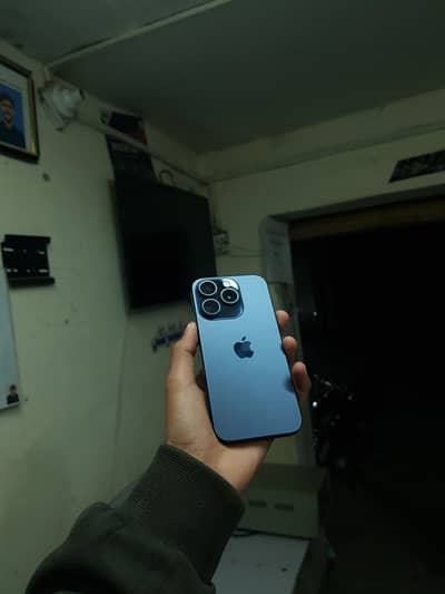 Iphone 15 Pro Blue Titanium 10/10 waterpack 128gb exchange possible