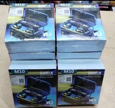 M10 TWS Wireless Earbuds – Bluetooth 5.1, Waterproof with powerbank