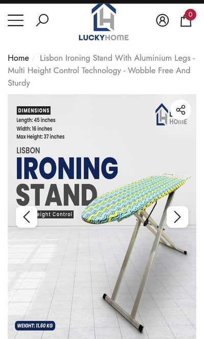 Aluminium Adjustable & Foldable Iron Stand
