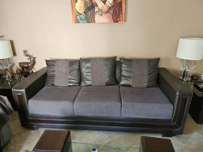 Sofa set 3+2+1+ 2 ottoman stool