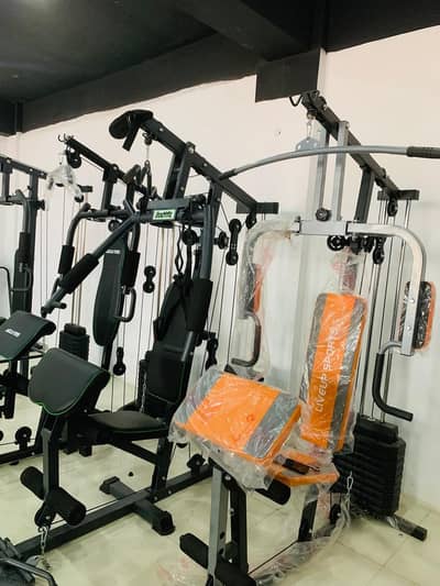 home gym multi station chest machine butterfly treadmill exercise