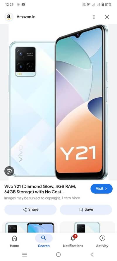 Vivo Y21
