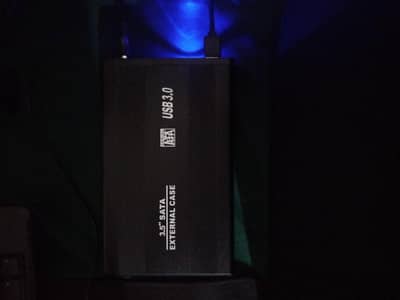 500 GB Hard Drive With External Case And Charger