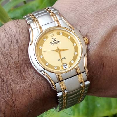 Swistar 2 Tone Dress Watch