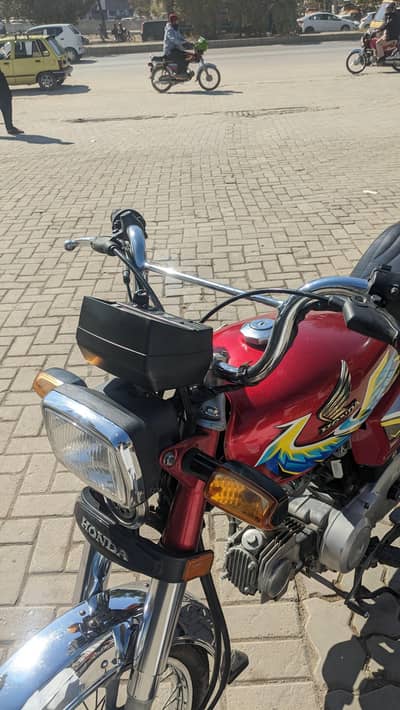 Honda cd 70, Model 2021,  Punjab Number, Complete file, smart card,