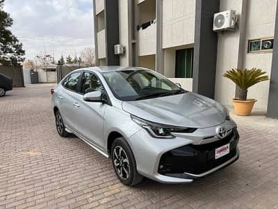 Car for rent toyata yaris  with driver