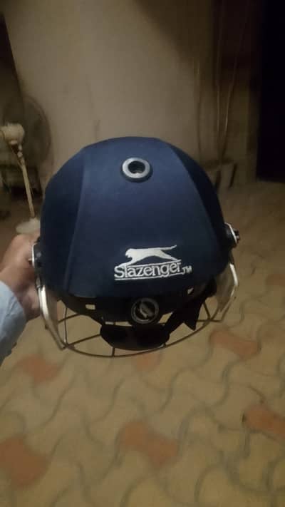 Orignal slazenger cricket helmet imported from enand