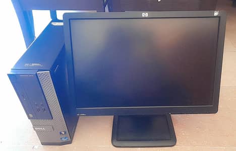 Dell Optiplex 3010 with HP 17 Inches LED