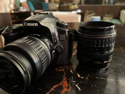 canon 60d dslr camera with 2 lens for sale 18-55 and 28-80mm