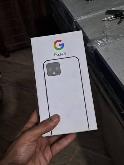 Google Pixel 4 Box + Official Cover