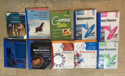 IGCSE/O levels Textbooks and Pastpaper Books