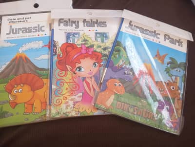 Kids Water Color Painting Books with Brush (Set of 3) – New